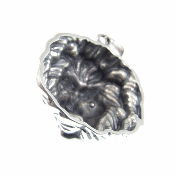 Solid 925 Sterling Silver Lion Head Face Pendant, Spirit Animal Totem Jewelry - Picture 8 of 10